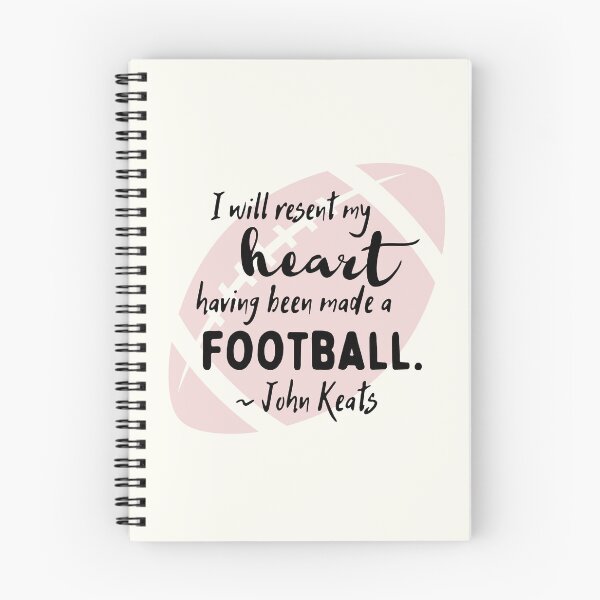 Item preview, John Keats I Resent My Heart Being Made a Football designed and sold by IceCreamMuseum.