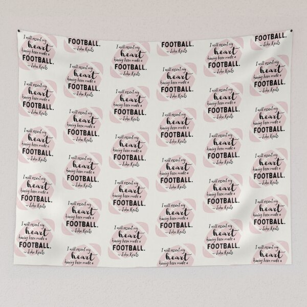 Item preview, John Keats I Resent My Heart Being Made a Football designed and sold by IceCreamMuseum.