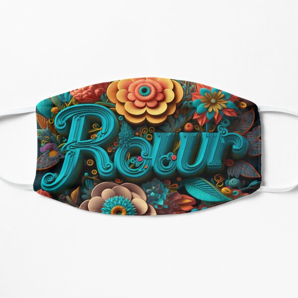 Floral Colourful Vibrant Composition Designs for Home Decor, Wedding, Events Fashion, Lifestyle and Accessories Flat Mask