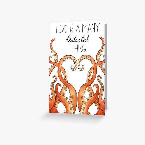 Item preview, Love Is A Many Tentacled Thing designed and sold by flailingmuse.