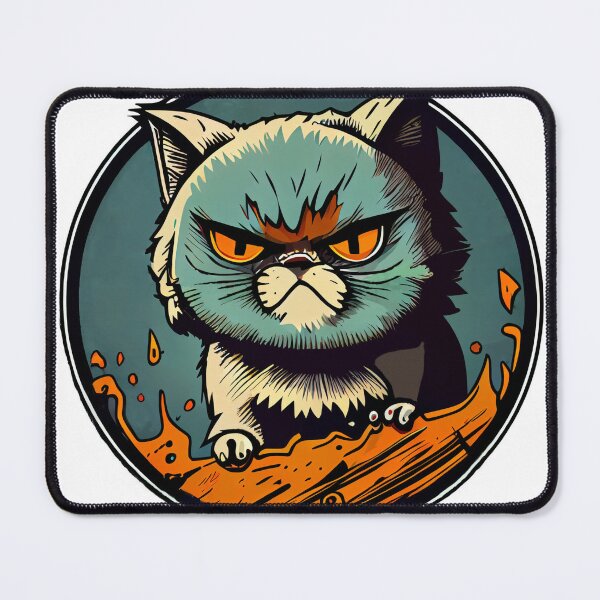 Cute cat, a bit angry Poster for Sale by uchiratheslayer