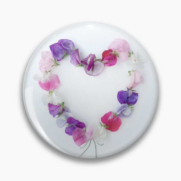 Item preview, Sweetpea Heart Wreath designed and sold by CotswoldCottage.