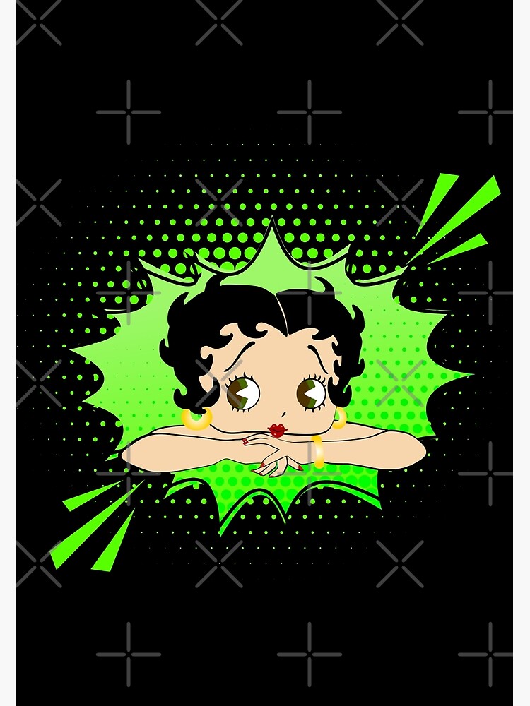 Betty Boop Comic Style Green Betty Boop Comic Style Betty Boop 2023