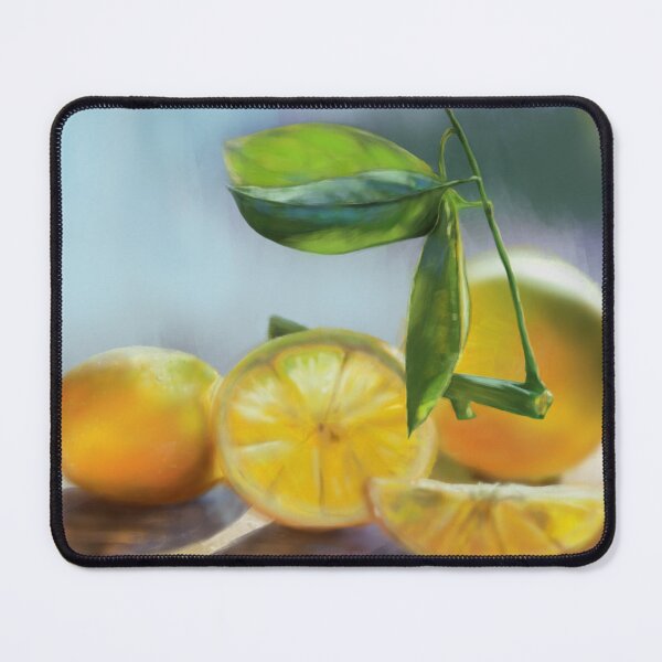 Item preview, Lemons painting designed and sold by EmeraldeaArt.