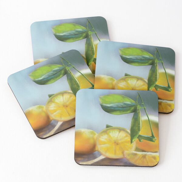 Item preview, Lemons painting designed and sold by EmeraldeaArt.