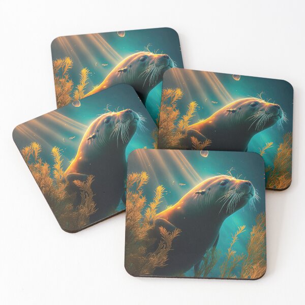 Item preview, Mischievous sea lion designed and sold by IzabelHBROOKS.