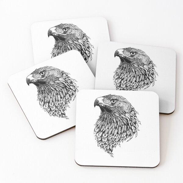 Item preview, The eagle stare pose white and black designed and sold by Arramavis.