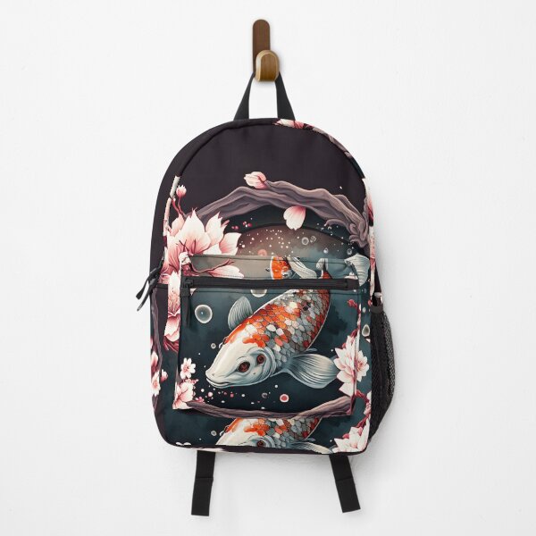 Item preview, Japanese koi fish cherry blossom ying and yang designed and sold by Japanculture.