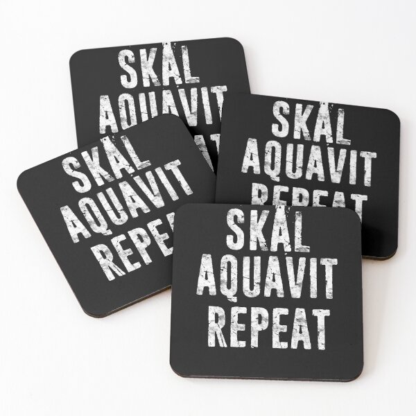 Item preview, Skal Aquavit Repeat Funny Drinking Shirt Midsummer God Jul designed and sold by funnytshirtemp.