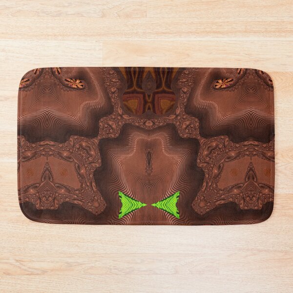 Item preview,  *FUNNY ABSTRACT PAINTING ALIEN TRIBAL FACE CHOCOLATE MIXTURE MINT GREEN WITH STARRY GREEN ANISE* designed and sold by Ralek.