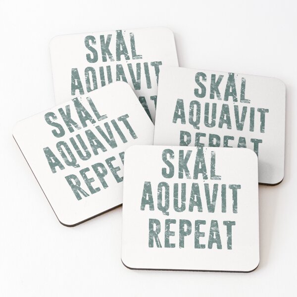 Item preview, Skal Aquavit Repeat Funny Drinking Shirt Midsummer God Jul designed and sold by funnytshirtemp.