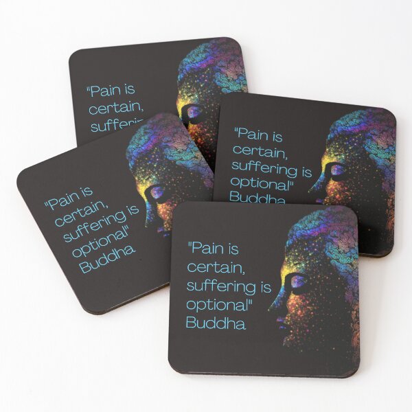 Item preview, Buddha - Pain is certain, suffering is optional designed and sold by RetComly.
