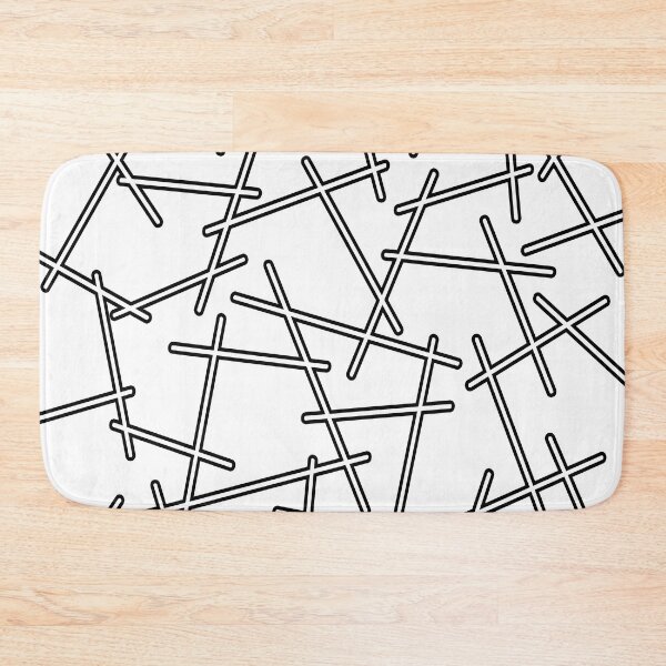 Item preview, Abstract geometric pattern - black and white. designed and sold by K.S ART.