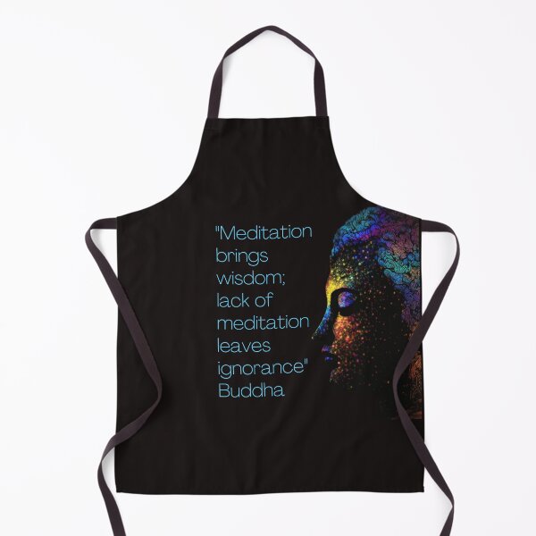 Item preview, Buddha - Meditation brings wisdom; lack of meditation leaves ignorance designed and sold by RetComly.