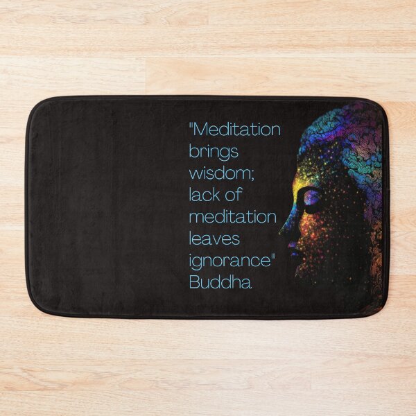 Item preview, Buddha - Meditation brings wisdom; lack of meditation leaves ignorance designed and sold by RetComly.