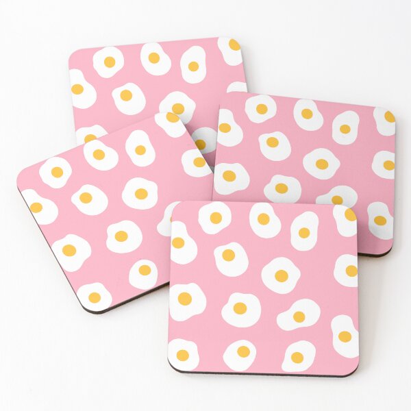 Item preview, Cute, Fried Eggs Pattern on Pink designed and sold by OneThreeSix.