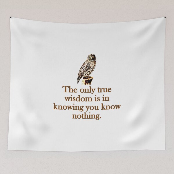 Item preview, The Only True Wisdom designed and sold by CrankyOldDude.