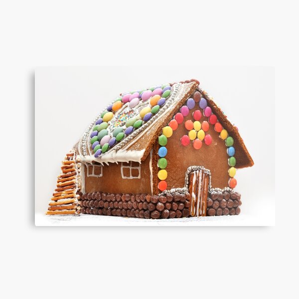 Gingerbread House Metal Print