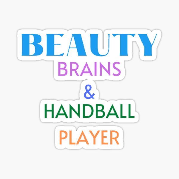 Item preview, Beauty Brains and Handball Player designed and sold by Hammy97.