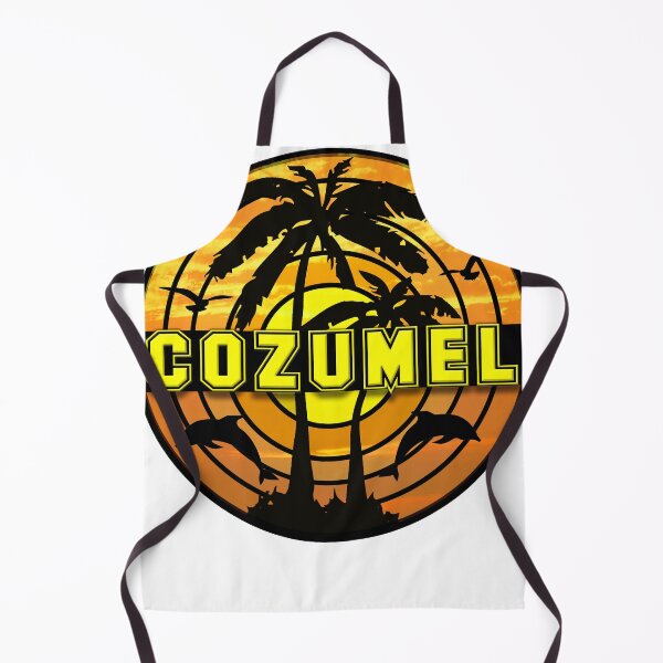 Item preview, Cozumel Mexico Orange Sunset and Dolphins designed and sold by AboutBeaches.