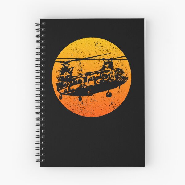 Item preview, CH47 Chinook Sunset Military Helicopter Retro Chinook Gear designed and sold by DynamicDesign.
