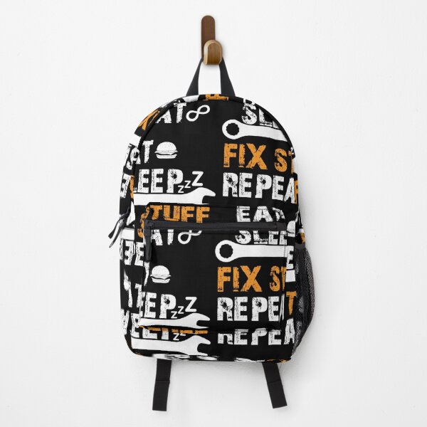 Item preview, Eat sleep fix stuff repeat designed and sold by Hamza Mrizak.