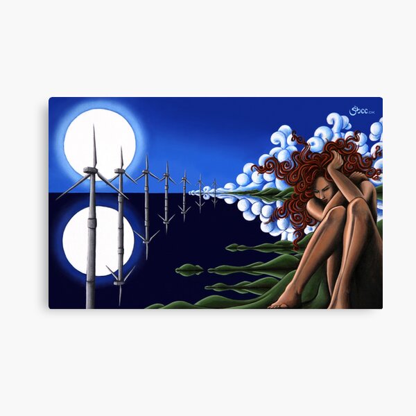 EnvironMental - Original Art from Shee - Surreal Worlds Canvas Print