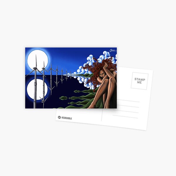 EnvironMental - Original Art from Shee - Surreal Worlds Postcard
