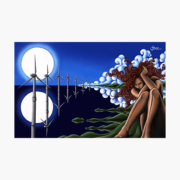 EnvironMental - Original Art from Shee - Surreal Worlds Photographic Print