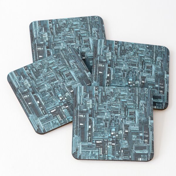 Item preview, Futuristic Cityscape No7 designed and sold by angelisart.