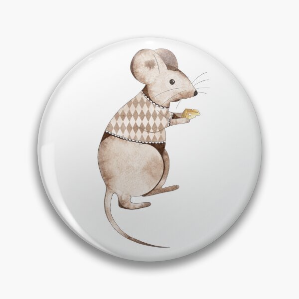 Item preview, cute mouse with cheese designed and sold by Bobeys.