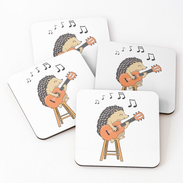 Item preview, Funny Hedgehog playing the guitar   designed and sold by RowanytoDuane.