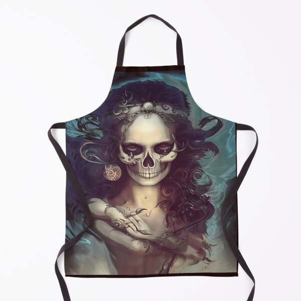 Item preview, mermaid, gothic, skull, designed and sold by Meer-Lifestyle.