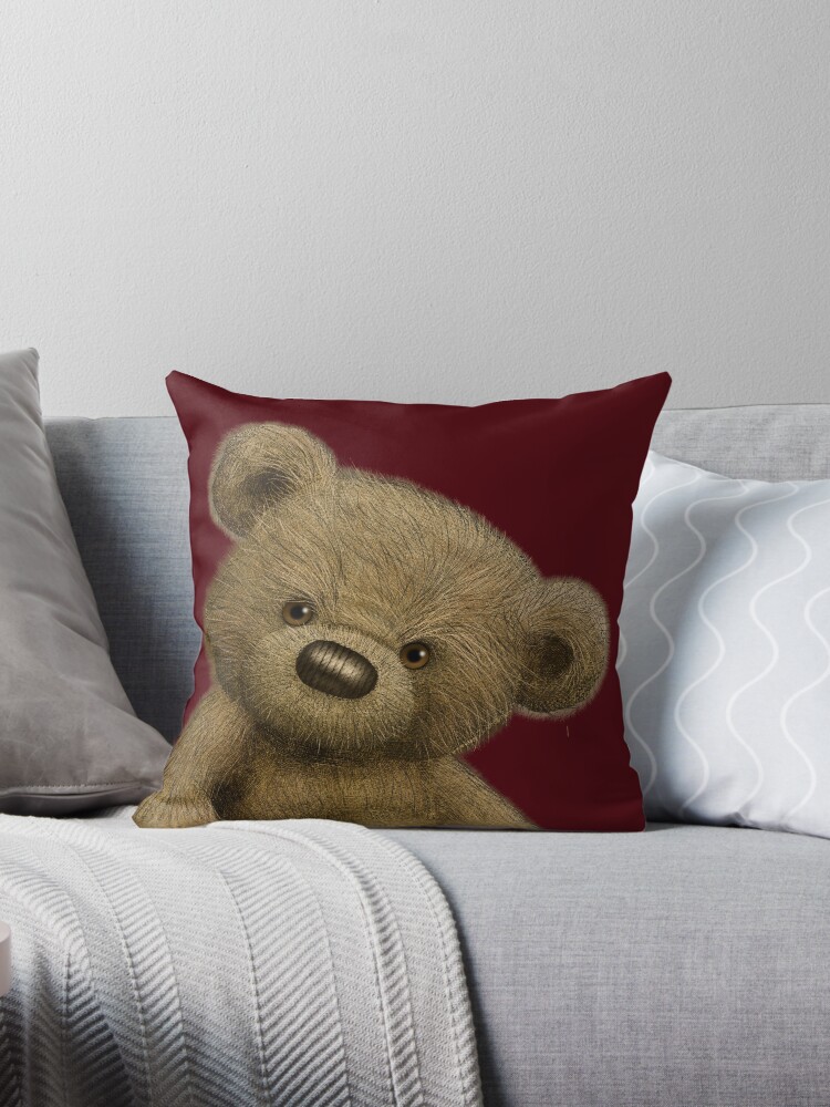 Teddy bear throw online grey