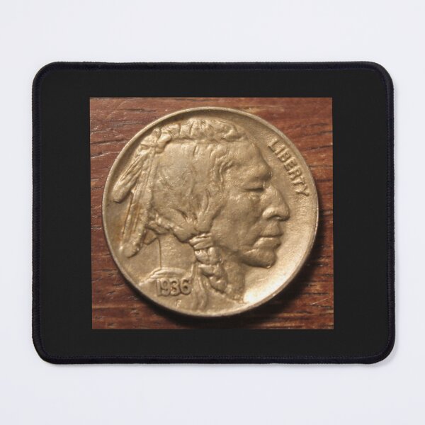 Item preview, 1936 Buffalo Nickel designed and sold by coinsxcrochet.