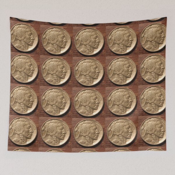 Item preview, 1936 Buffalo Nickel designed and sold by coinsxcrochet.