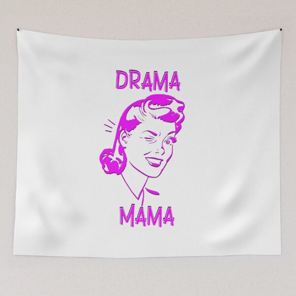 Item preview, Drama Mama - vintage woman funny designed and sold by Signs for Dark Times.