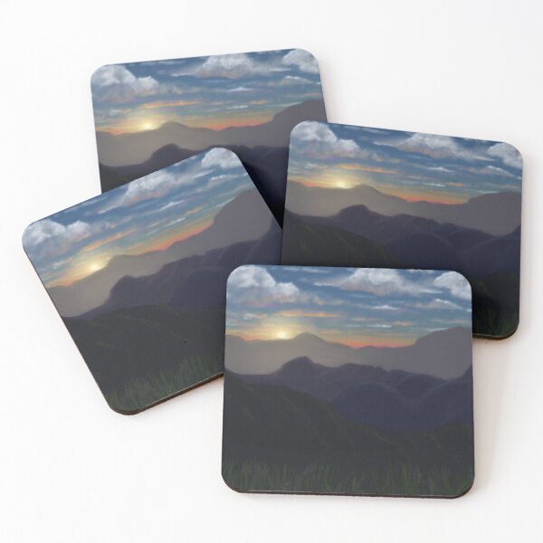 Item preview, Sunset in the mountains designed and sold by Jane Domenech.