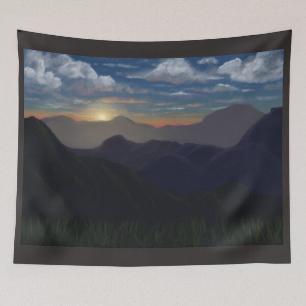 Item preview, Sunset in the mountains designed and sold by Jane Domenech.