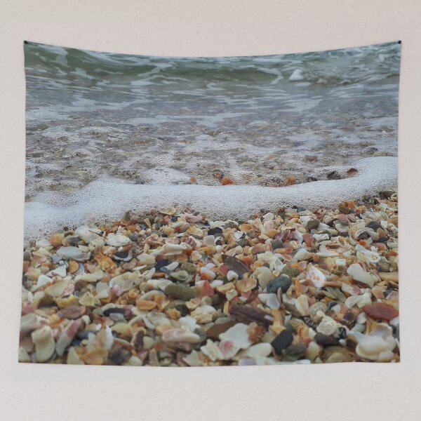Item preview, Sea Foam Ocean Edge and Shelly Beach Aesthetic 1 of 4 designed and sold by Beachy.