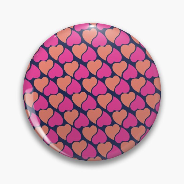 Item preview, Groovy Hearts (blue) designed and sold by shaliniadesigns.