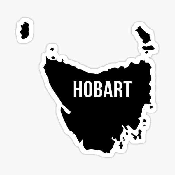 "Hobart, Australia Silhouette" Sticker for Sale by CartoCreative