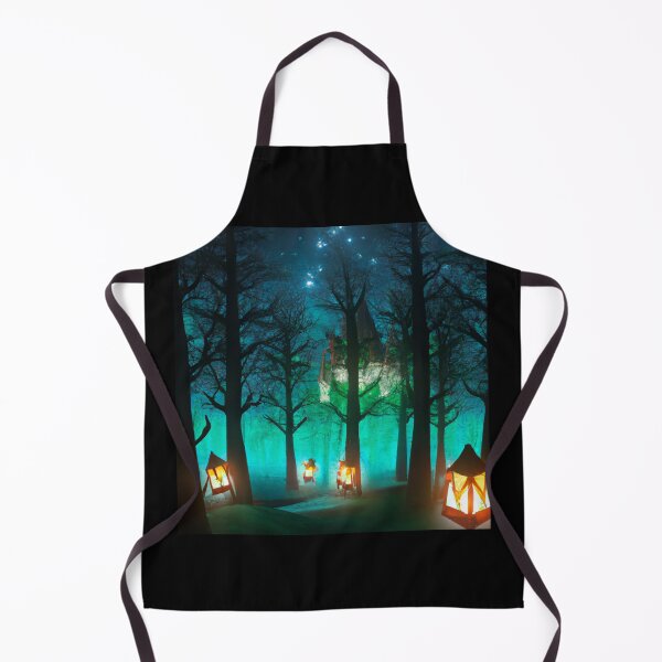 Item preview, Moonlit Magic - moonlit, magic, fantasy, enchanted, forest, lanterns designed and sold by majnate.