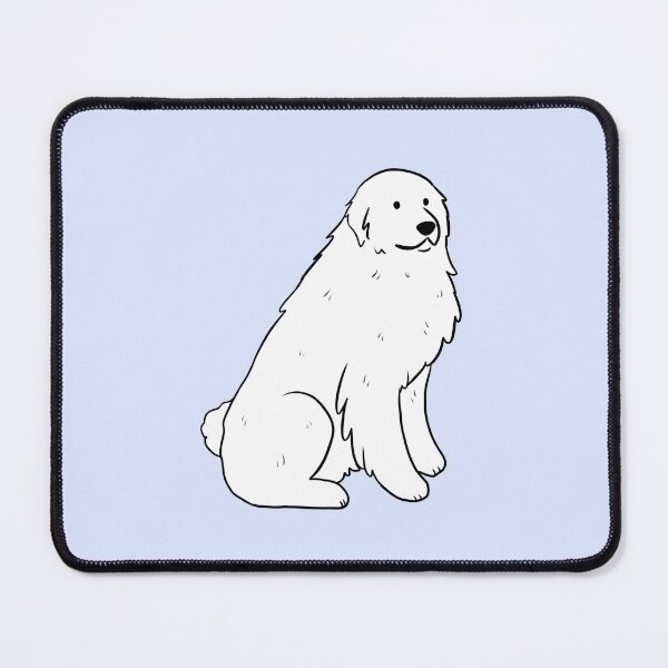 Item preview, Great pyrenees cute illustration  designed and sold by Yarafantasyart.