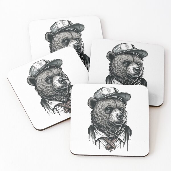 Item preview, Cool Bear in a hat 5 designed and sold by Artistic Pandas.