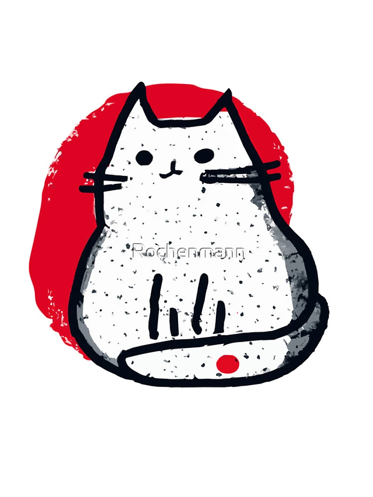 Thumbnail 5 of 5, iPhone Case, Japan cat illustration designed and sold by Rochenmann.