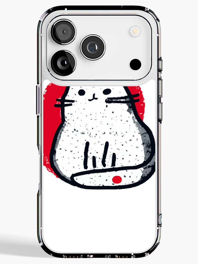 Thumbnail 1 of 5, iPhone Case, Japan cat illustration designed and sold by Rochenmann.