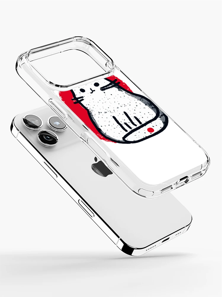 Thumbnail 2 of 5, iPhone Case, Japan cat illustration designed and sold by Rochenmann.