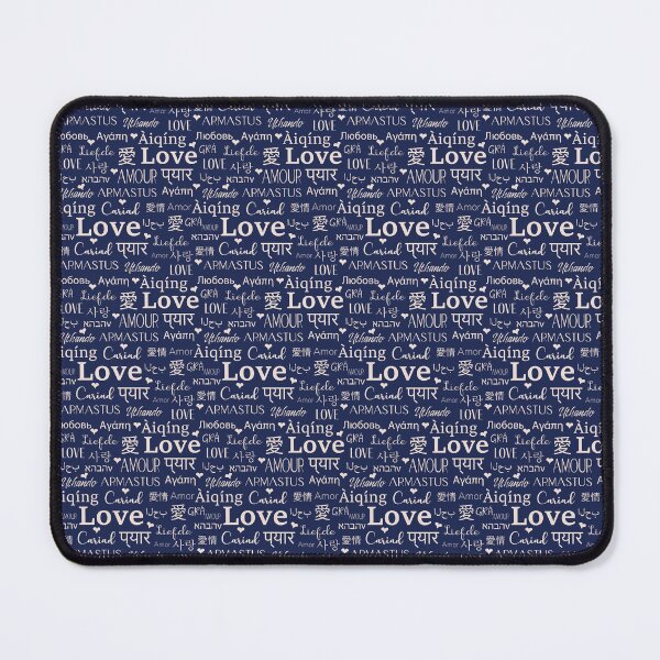 Item preview, Language of Love (blue) designed and sold by shaliniadesigns.