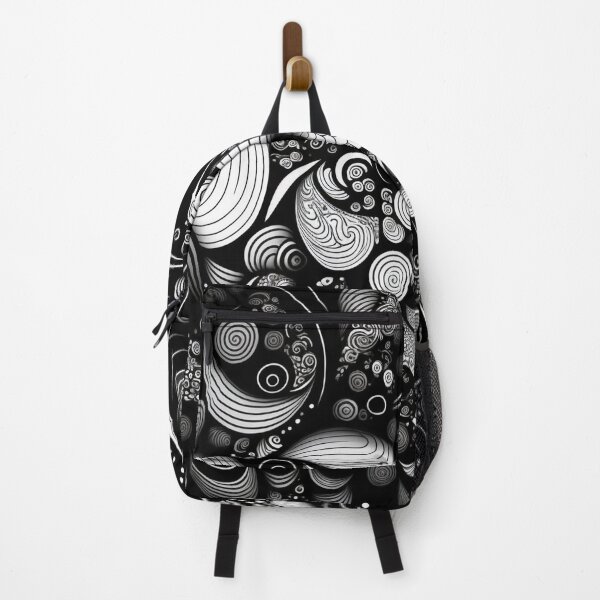 Item preview, Kindle Case  Bold Black and White Abstract Swirl Art Pattern- Contemporary Curves designed and sold by VirusMinus.